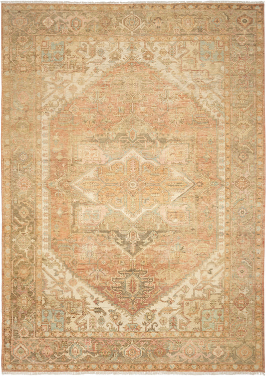 Nourison Home Heritage Vine  Rust  Traditional