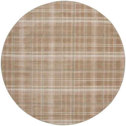 Nourison Home Grafix GRF03 Taupe Contemporary Power-loomed Rug