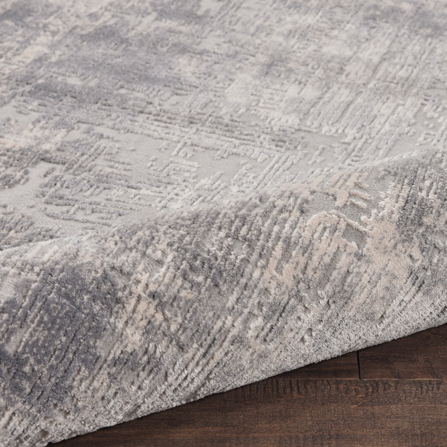 Nourison Home Rustic Textures  Ivory Silver  Contemporary