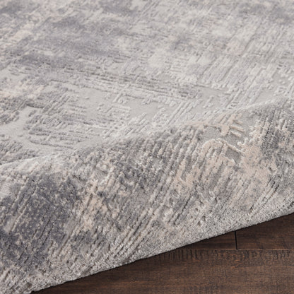 Nourison Home Rustic Textures  Ivory Silver  Contemporary