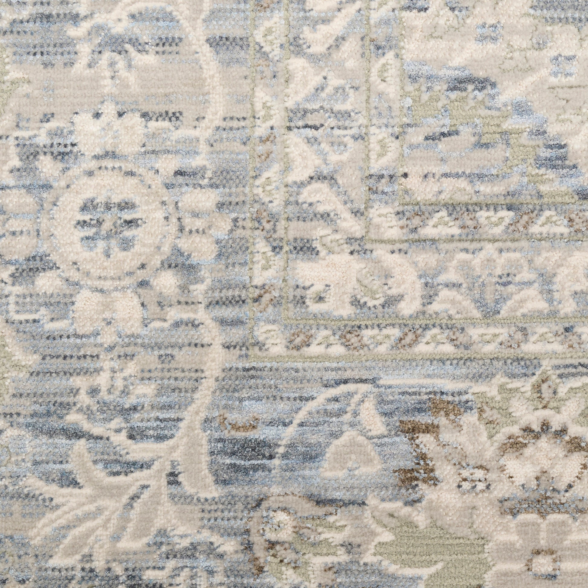 Nourison Home Soft Mist  Light Blue  Traditional