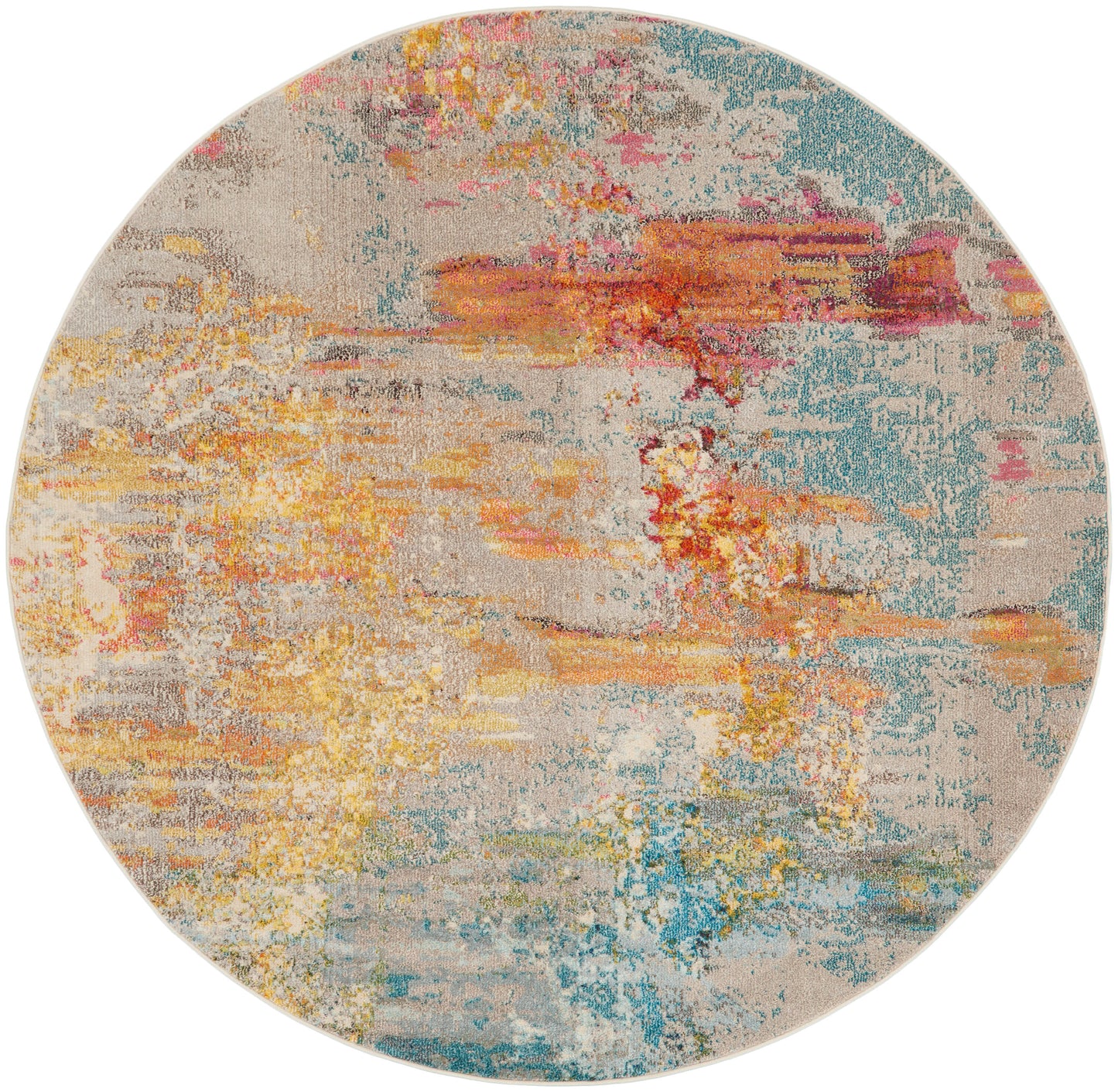 Nourison Home Celestial CES02 Sealife Contemporary Power-loomed Rugs