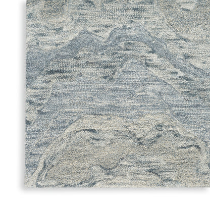 Nourison Home Graceful  Blue  Contemporary