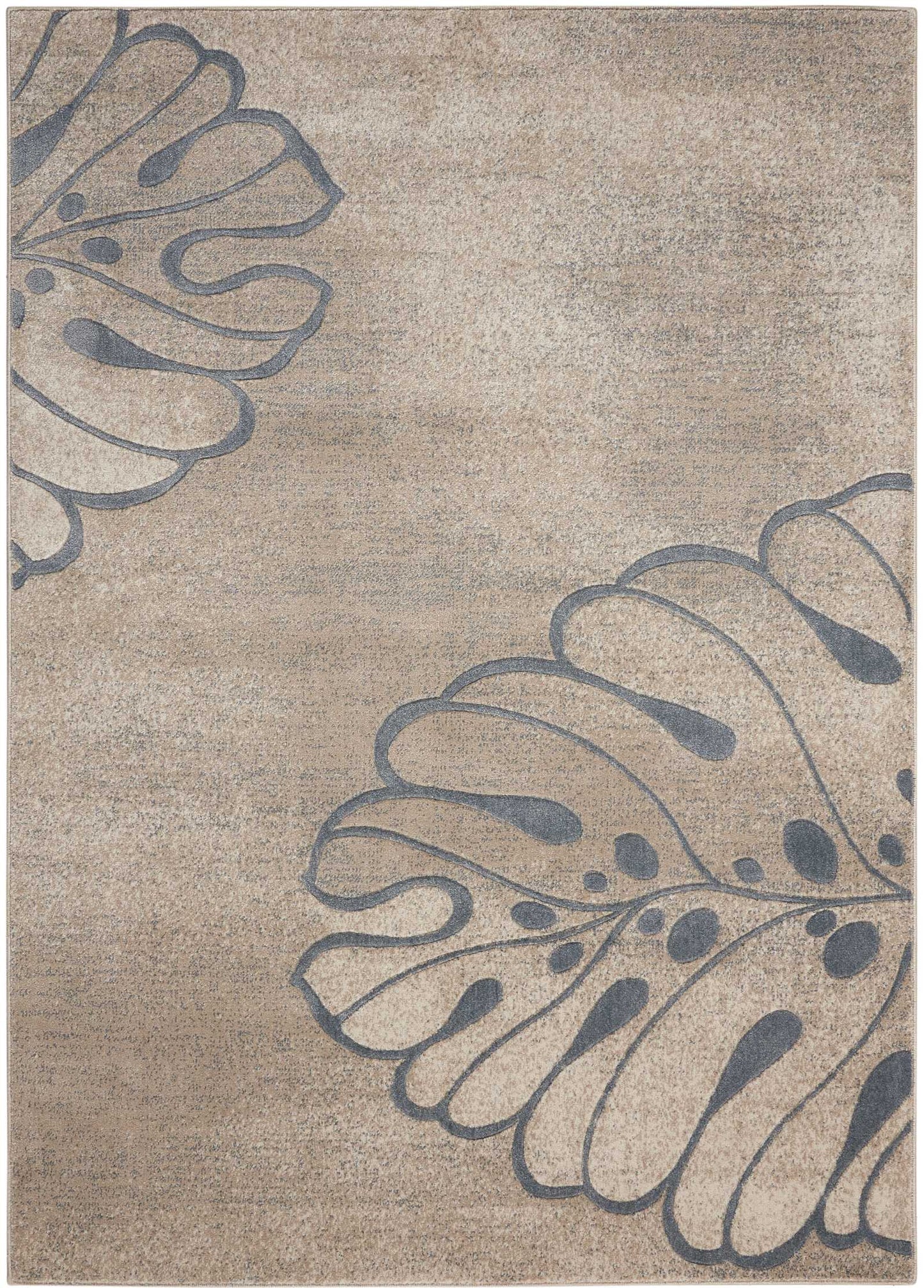 Nourison Home Maxell MAE04 Beige Contemporary Power-loomed Rugs