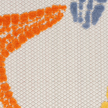 Nourison Home Aloha  Multicolor  Contemporary