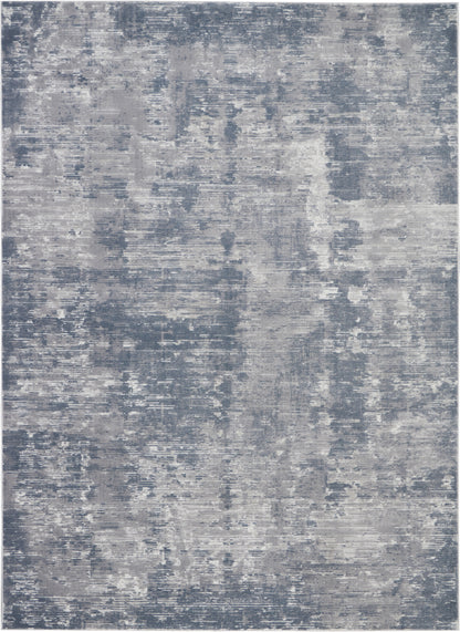 Nourison Home Rustic Textures RUS05 Grey Contemporary Power-loomed Rugs