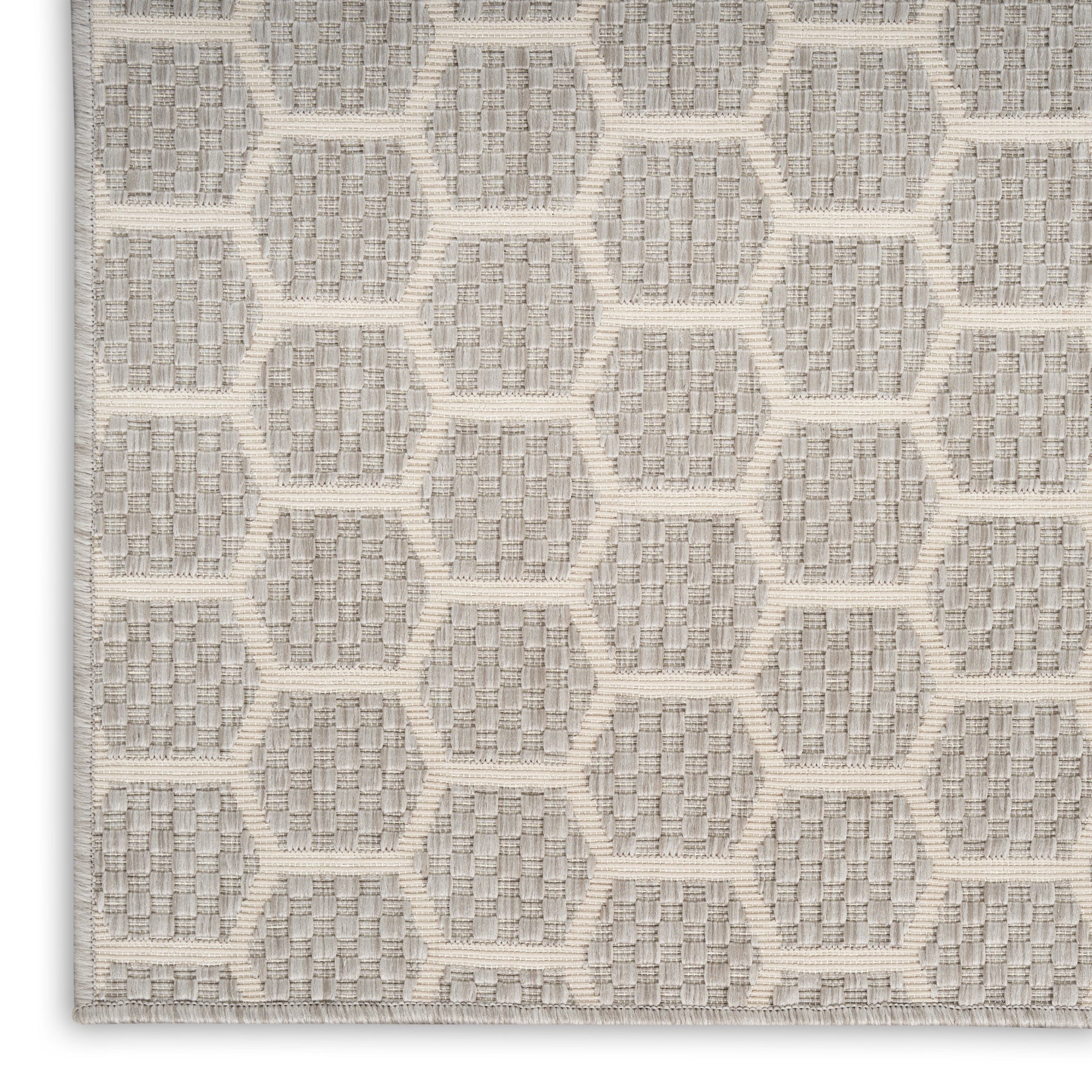 Nourison Home Twist Reversible  Grey  Contemporary