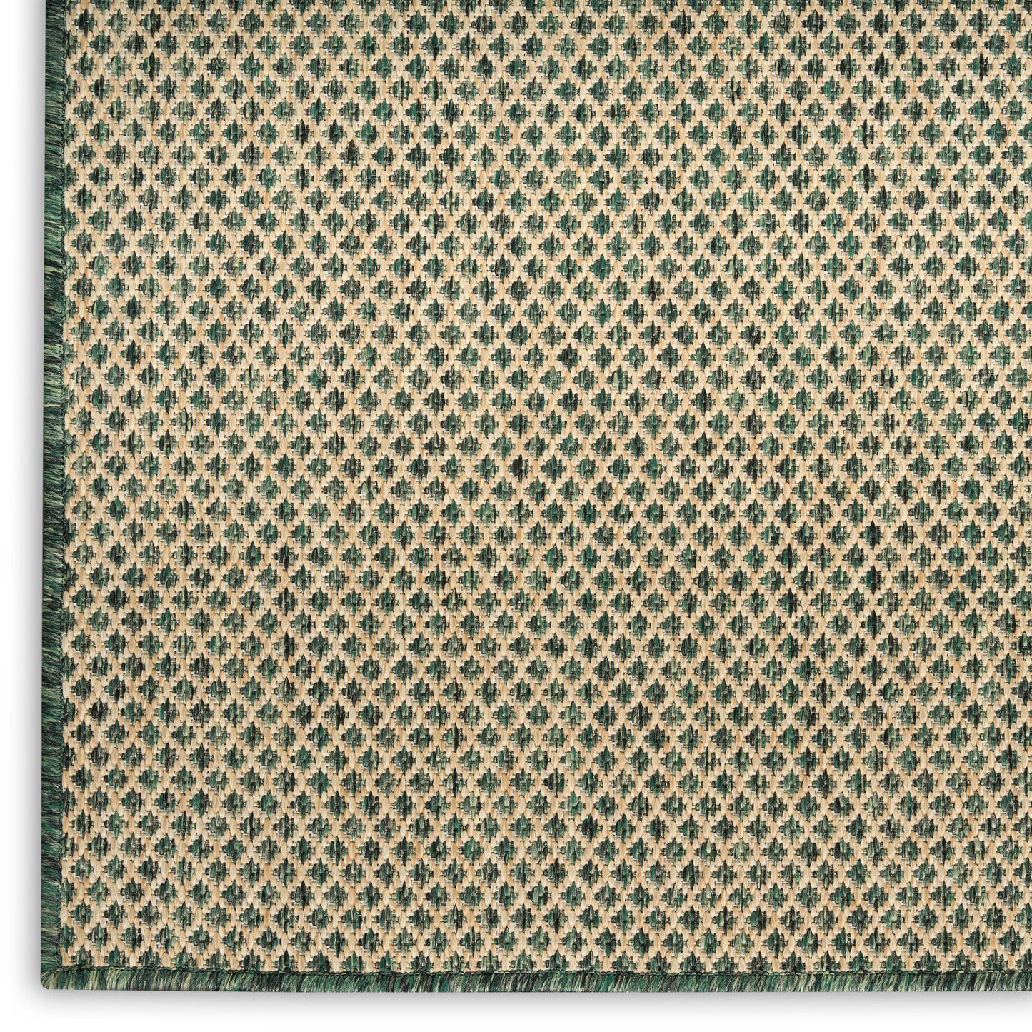 Nourison Home Courtyard  Green  Contemporary