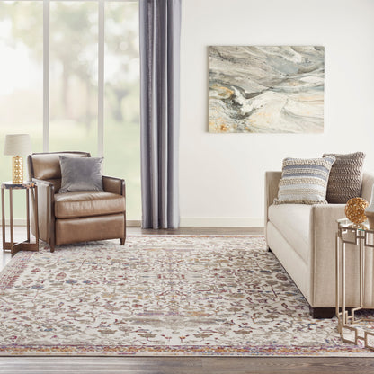 Nourison Home Melody  Ivory Multi  Traditional