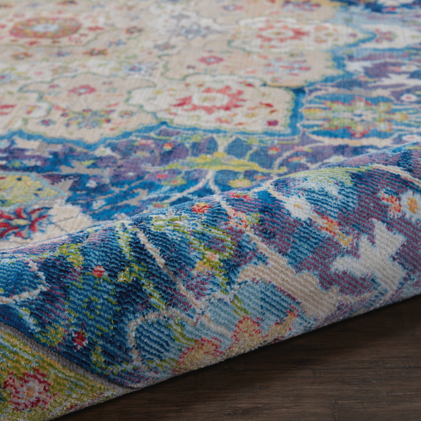 Nourison Home Ankara Global  Blue  Traditional