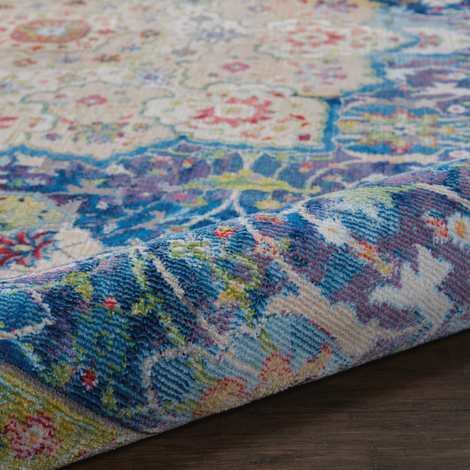Nourison Home Ankara Global  Blue  Traditional