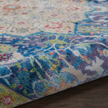 Nourison Home Ankara Global  Blue  Traditional
