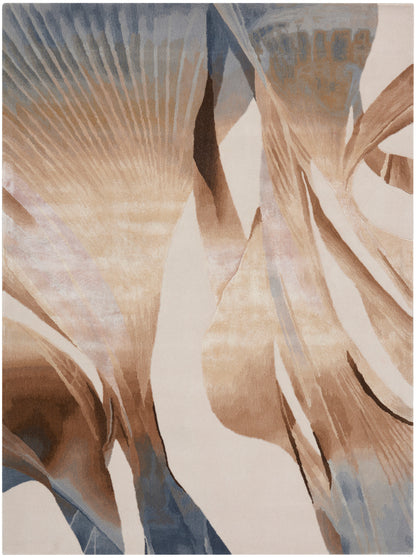 Nourison Home Prismatic PRS35 Sand Contemporary Hand Tufted Rug