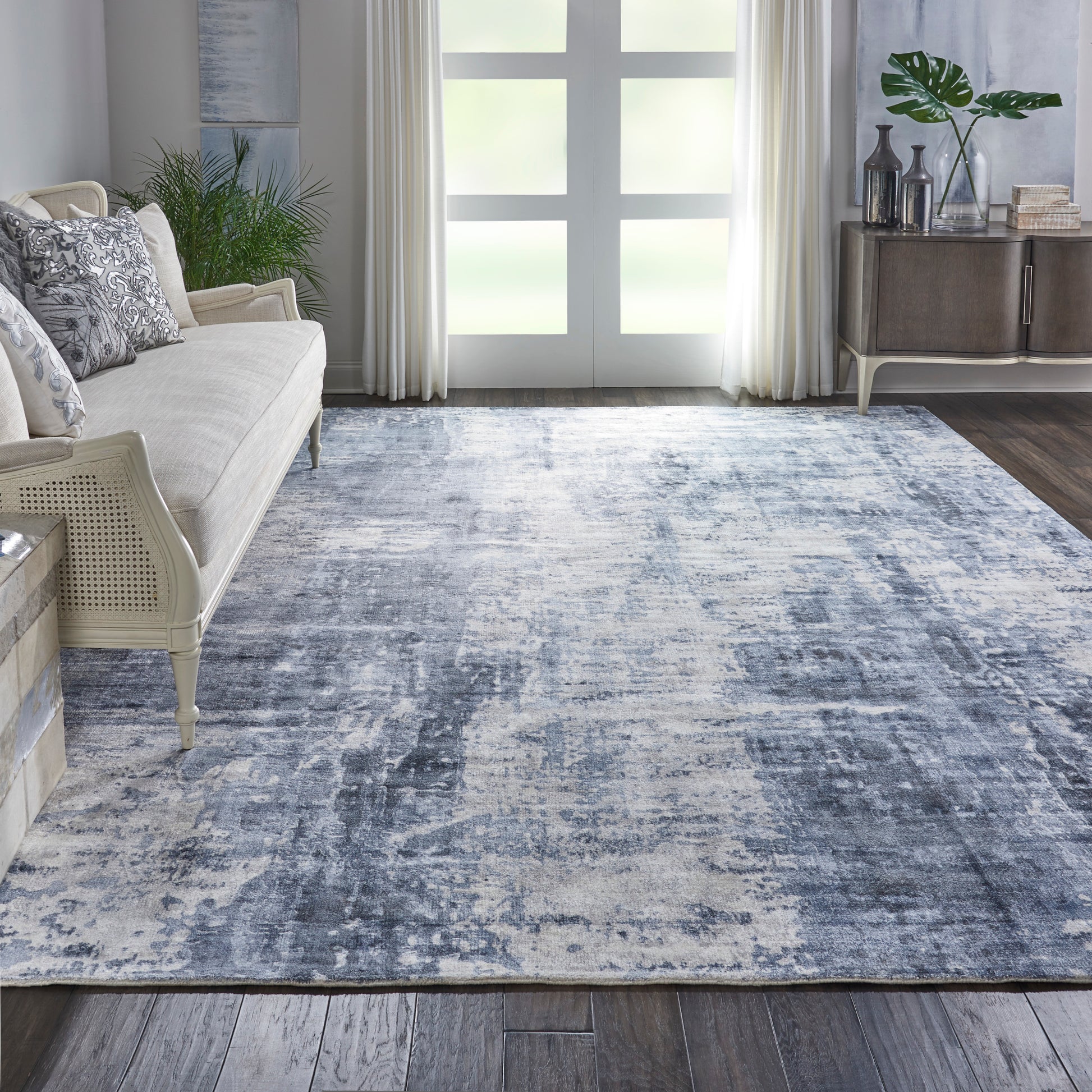 Nourison Home Safari Dreams  Blue  Contemporary