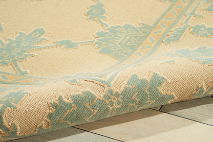 Nourison Home Silk Pointe  Light Gold  Traditional