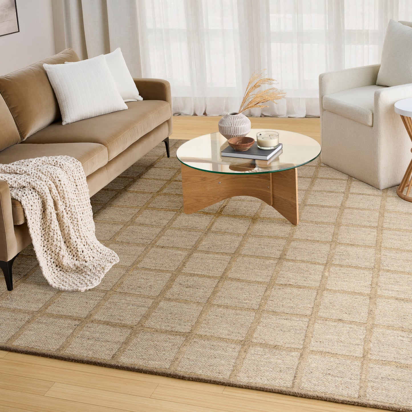 DKNY Pure Framework  Camel  Contemporary