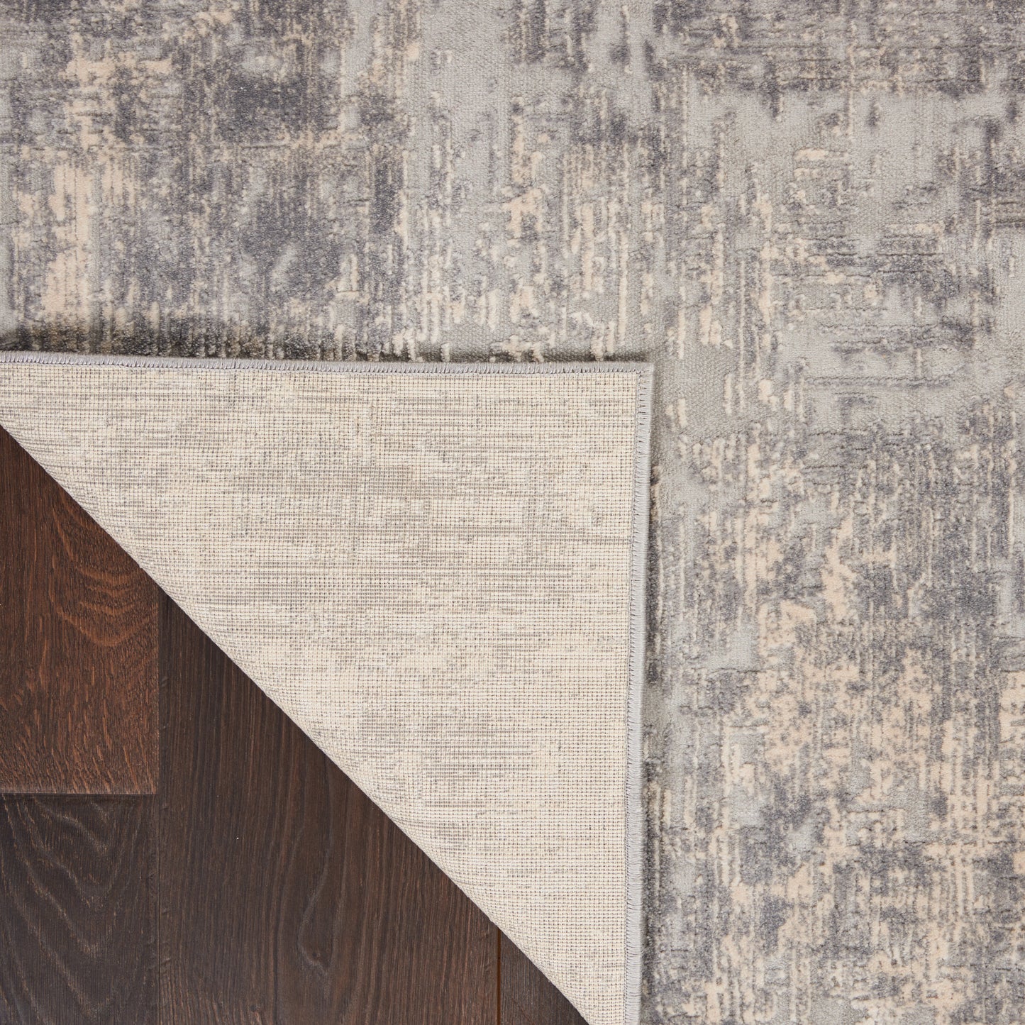 Nourison Home Rustic Textures  Ivory Silver  Contemporary