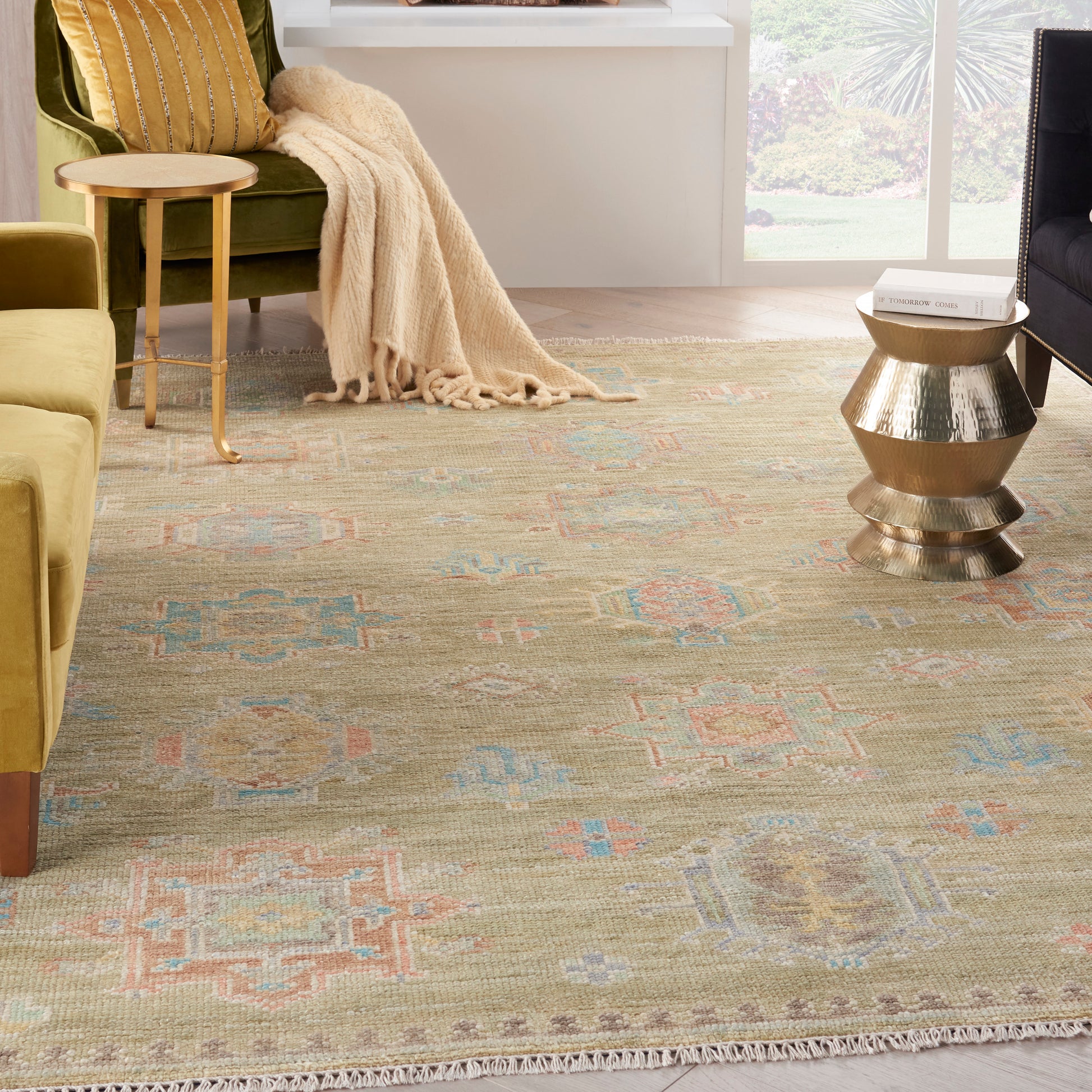 Nourison Home Odessa  Sage  Traditional