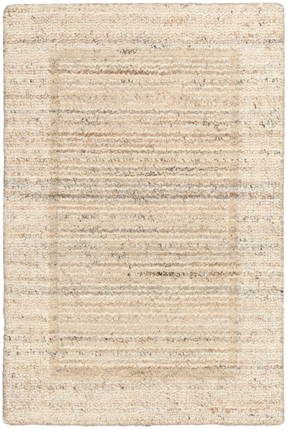 Calvin Klein CK082 Ridge RDG01 Beige Ivory Contemporary Hand Woven Rug