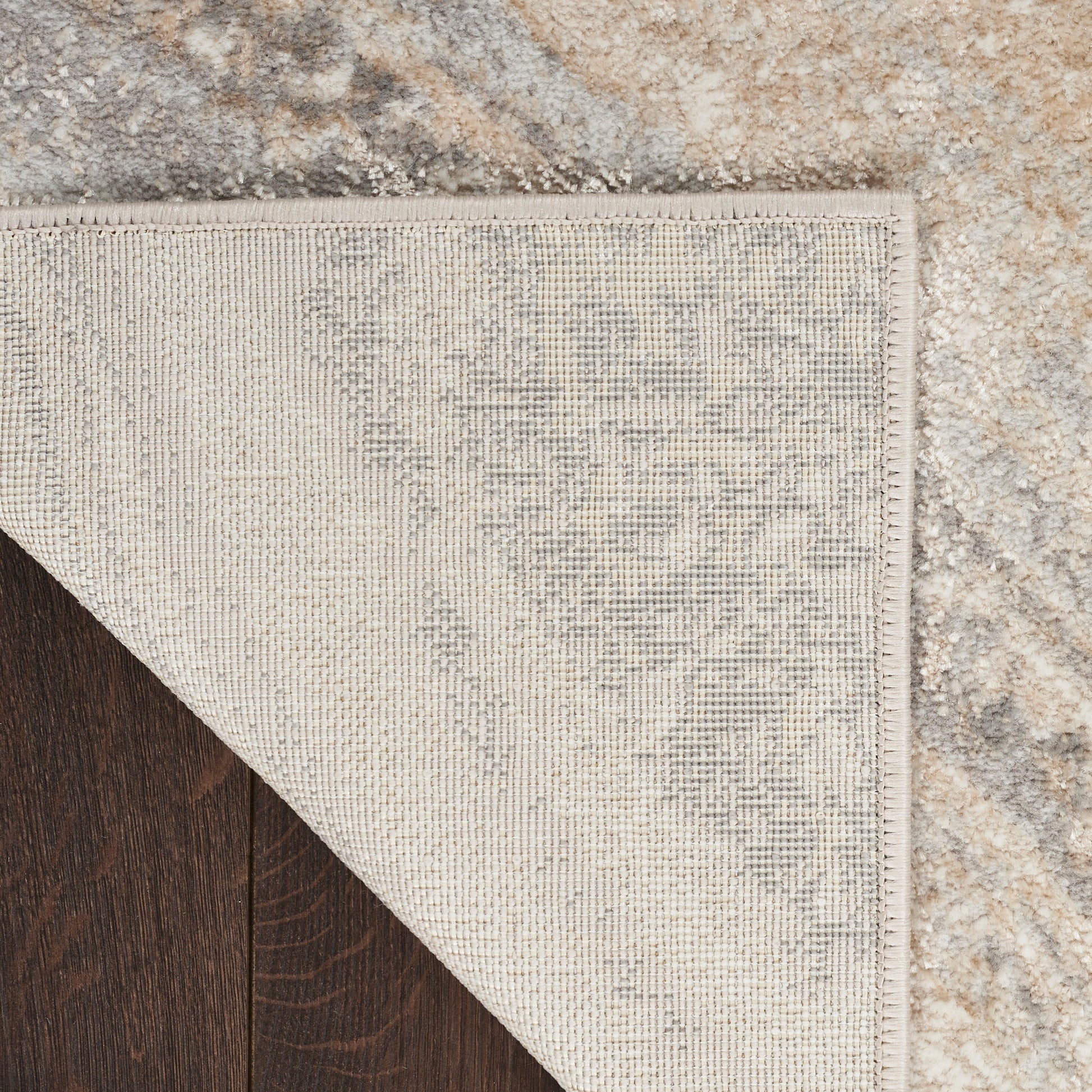 Nourison Home Splash  Cream Grey  Contemporary