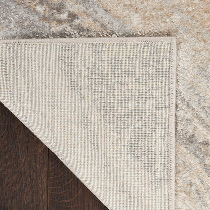 Nourison Home Splash  Cream Grey  Contemporary