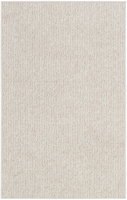 Nourison Home Natural Texture NTX01 Ivory Beige Contemporary Machine Woven Rug