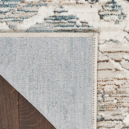 Nourison Home Glitz  Grey Multicolor  Contemporary