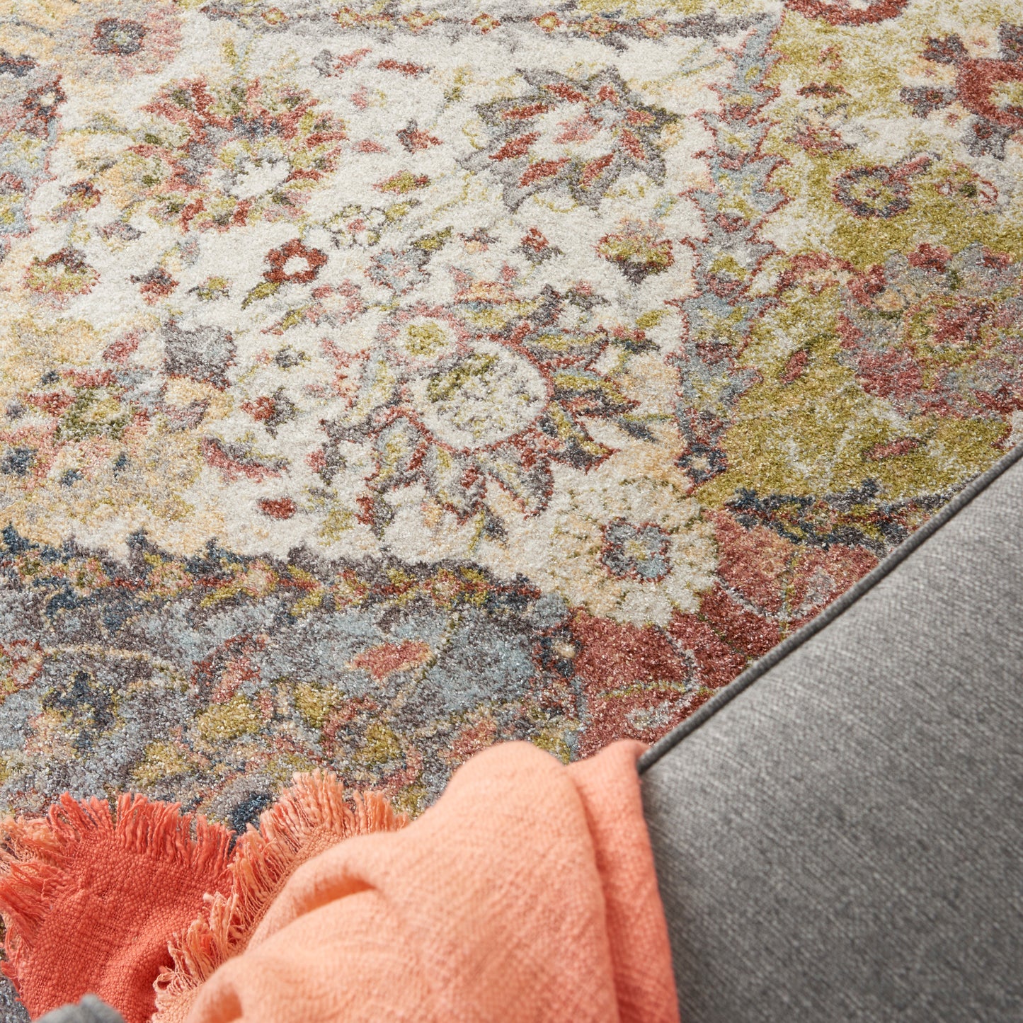 Nourison Home Soraya  Terracotta Multicolor  Transitional