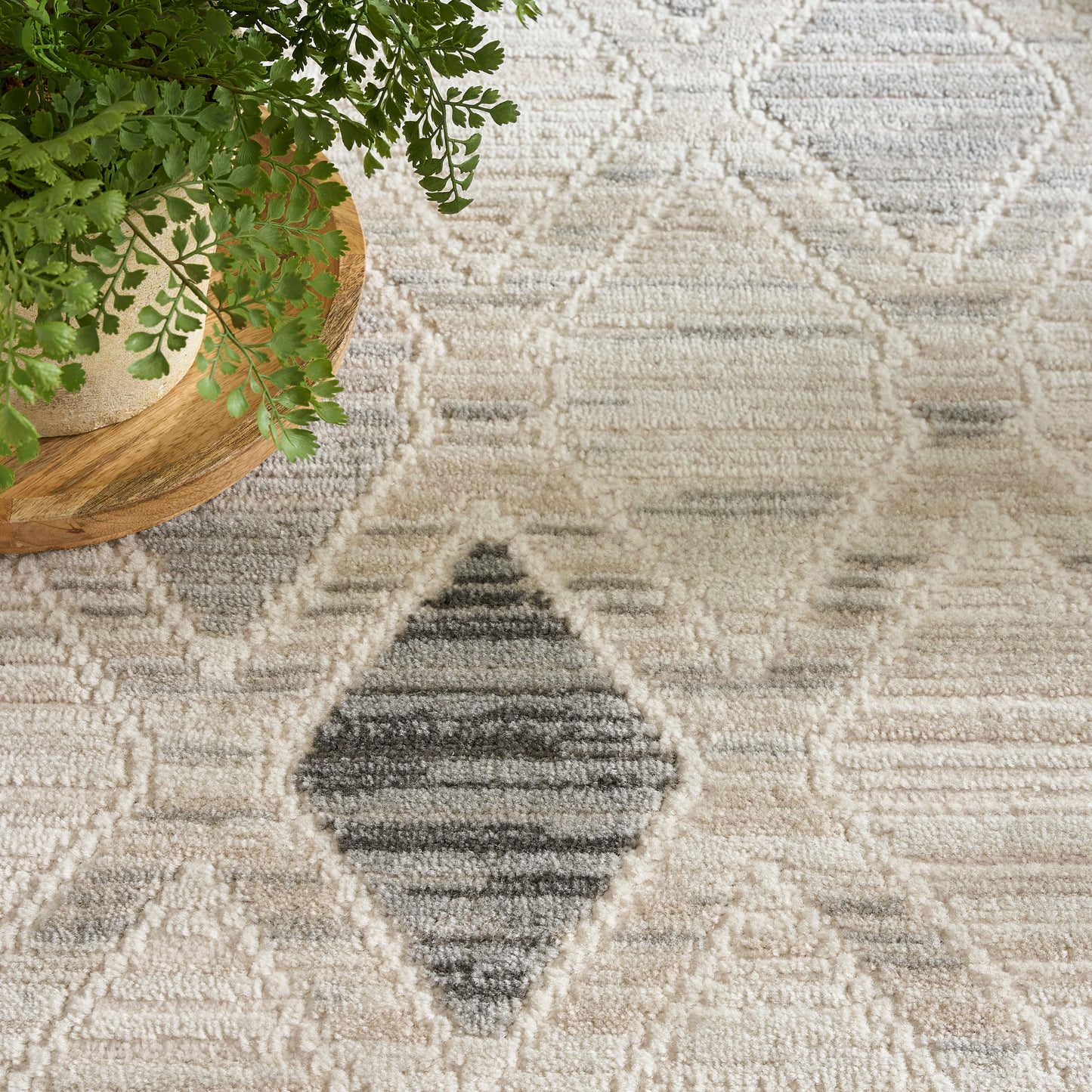 Nourison Home Serenity Home  Beige Grey  Contemporary