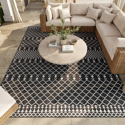 Nourison Home Positano  Black  Contemporary