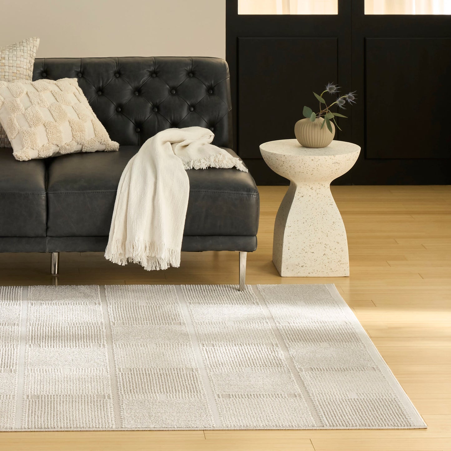 Nourison Home Nordic  Ivory Beige  Contemporary