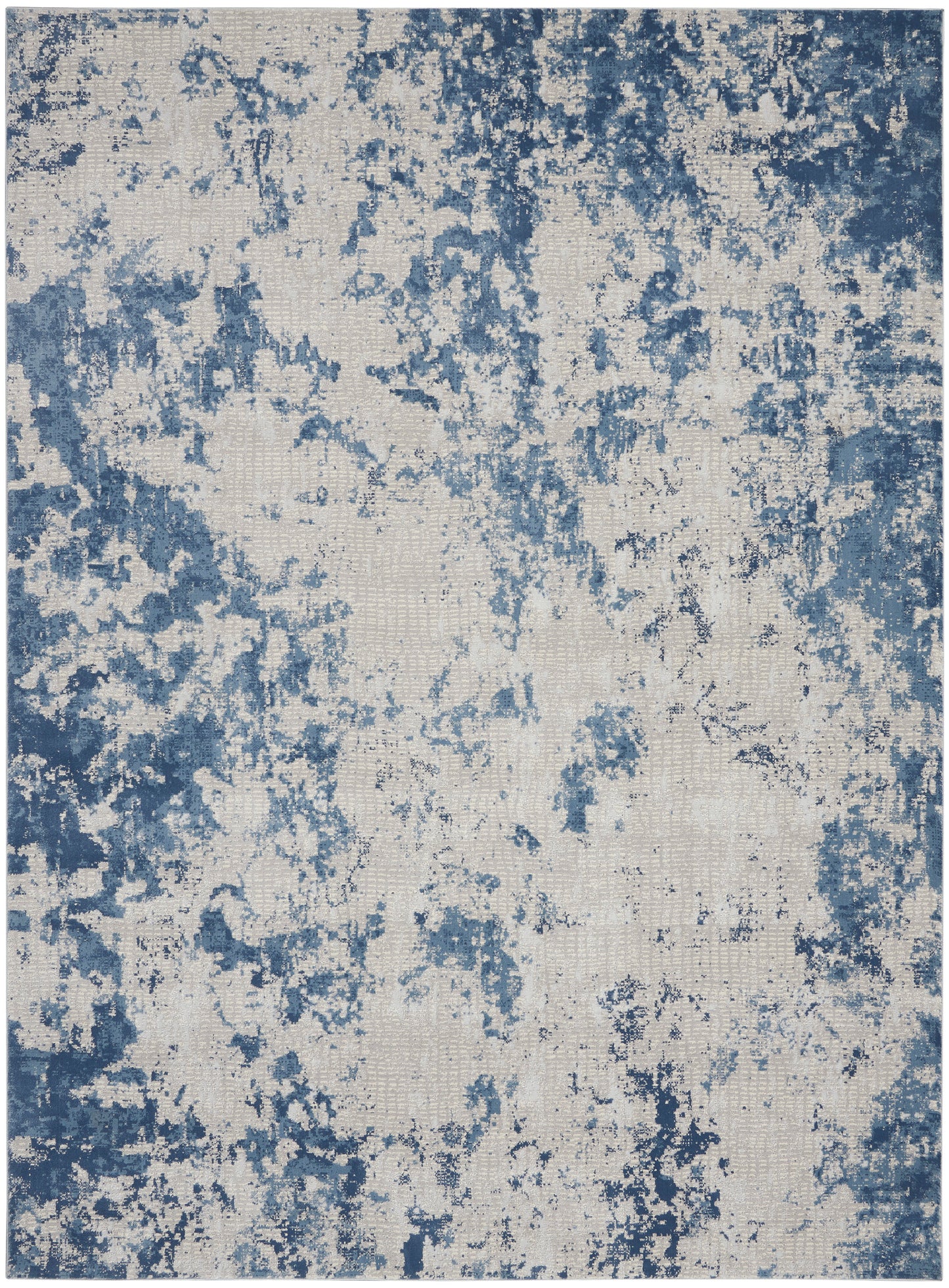 Nourison Home Rustic Textures  Grey Blue  Contemporary