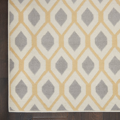 Nourison Home Grafix  White  Contemporary