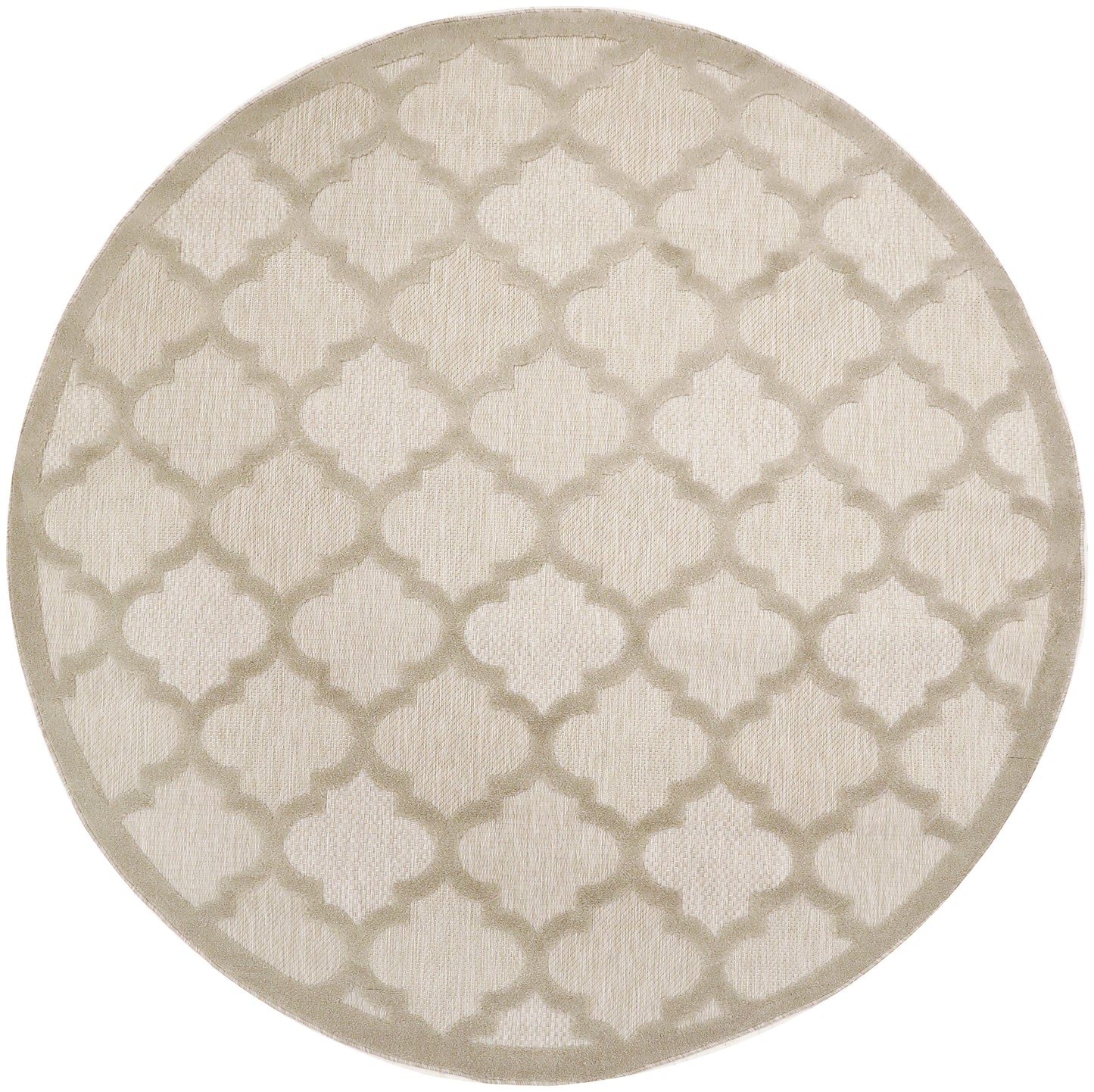 Nourison Home Easy Care NES01 Cream Contemporary Flat Weave Rug