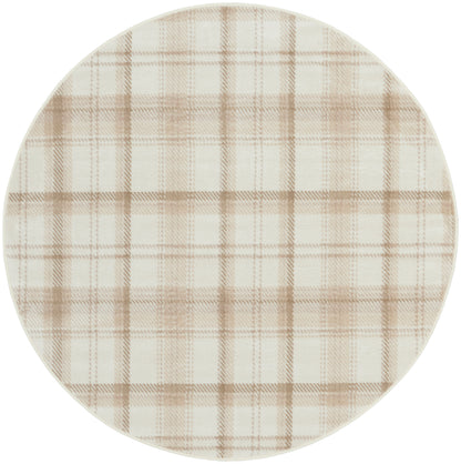 Nourison Home Grafix GRF03 Ivory Beige Contemporary Power-loomed Rug