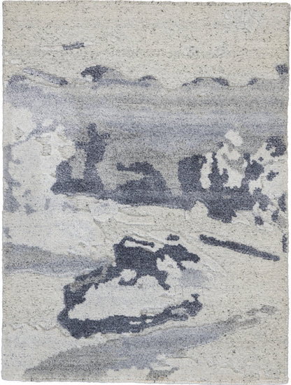 Nourison Home Divine DIV04 Slate Contemporary Hand Knotted Rug