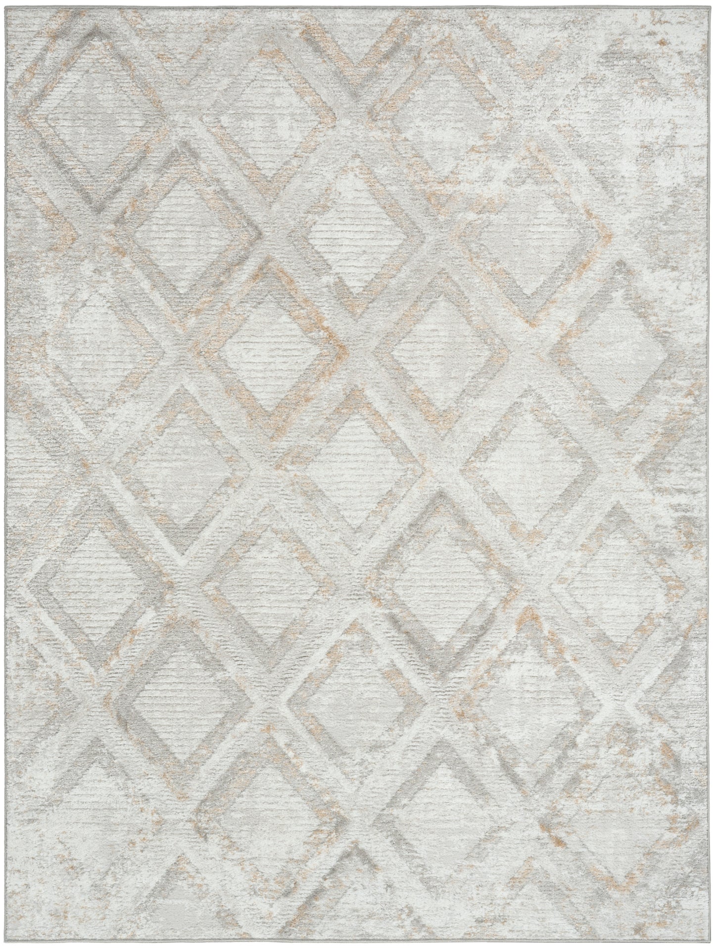 Nourison Home Dekor DEK05 Grey Contemporary Machine Woven Rug