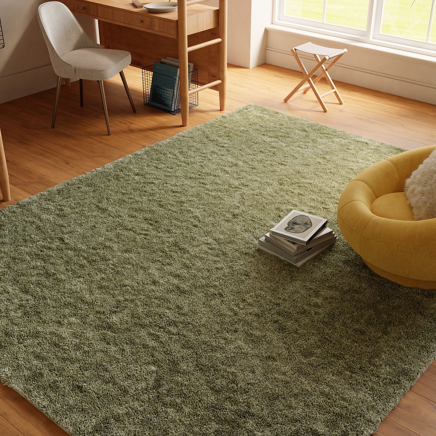 Nourison Home Pacific Shag  Green  Contemporary