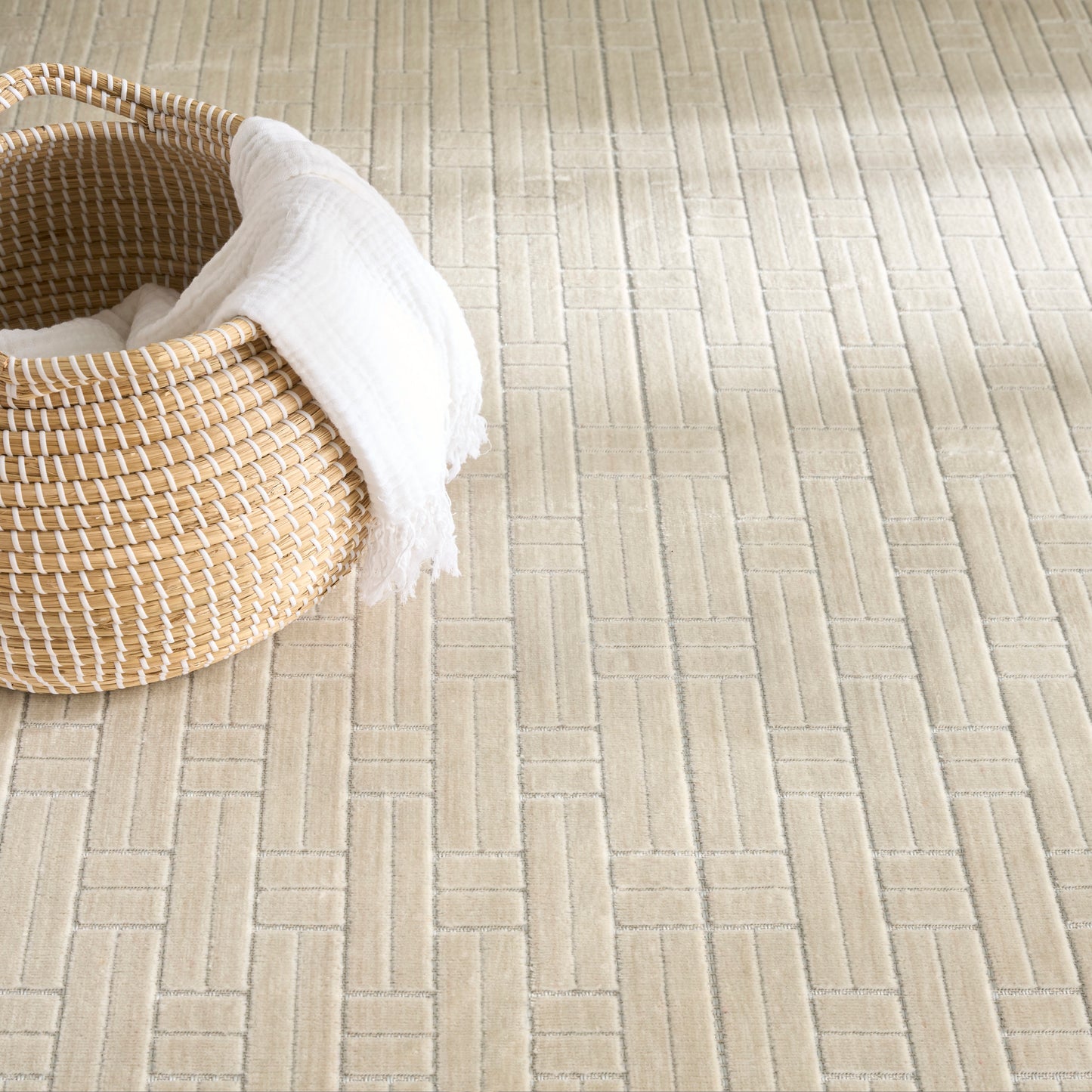 Nourison Home Washable Charm  Ivory  Contemporary