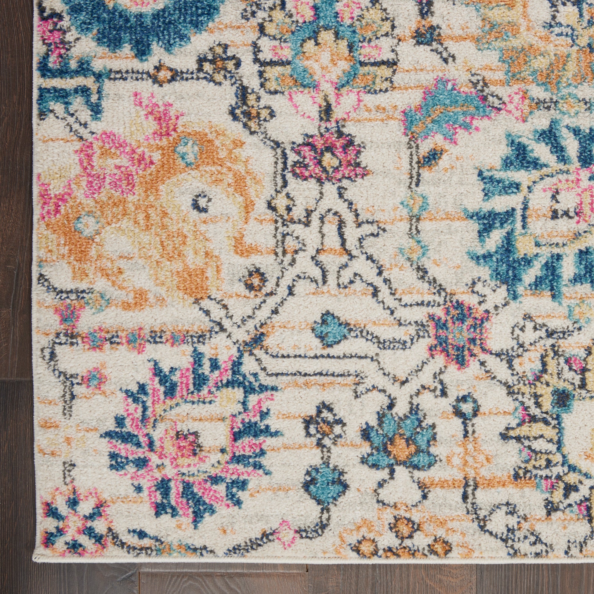 Nourison Home Passion  Ivory Multicolor  Transitional
