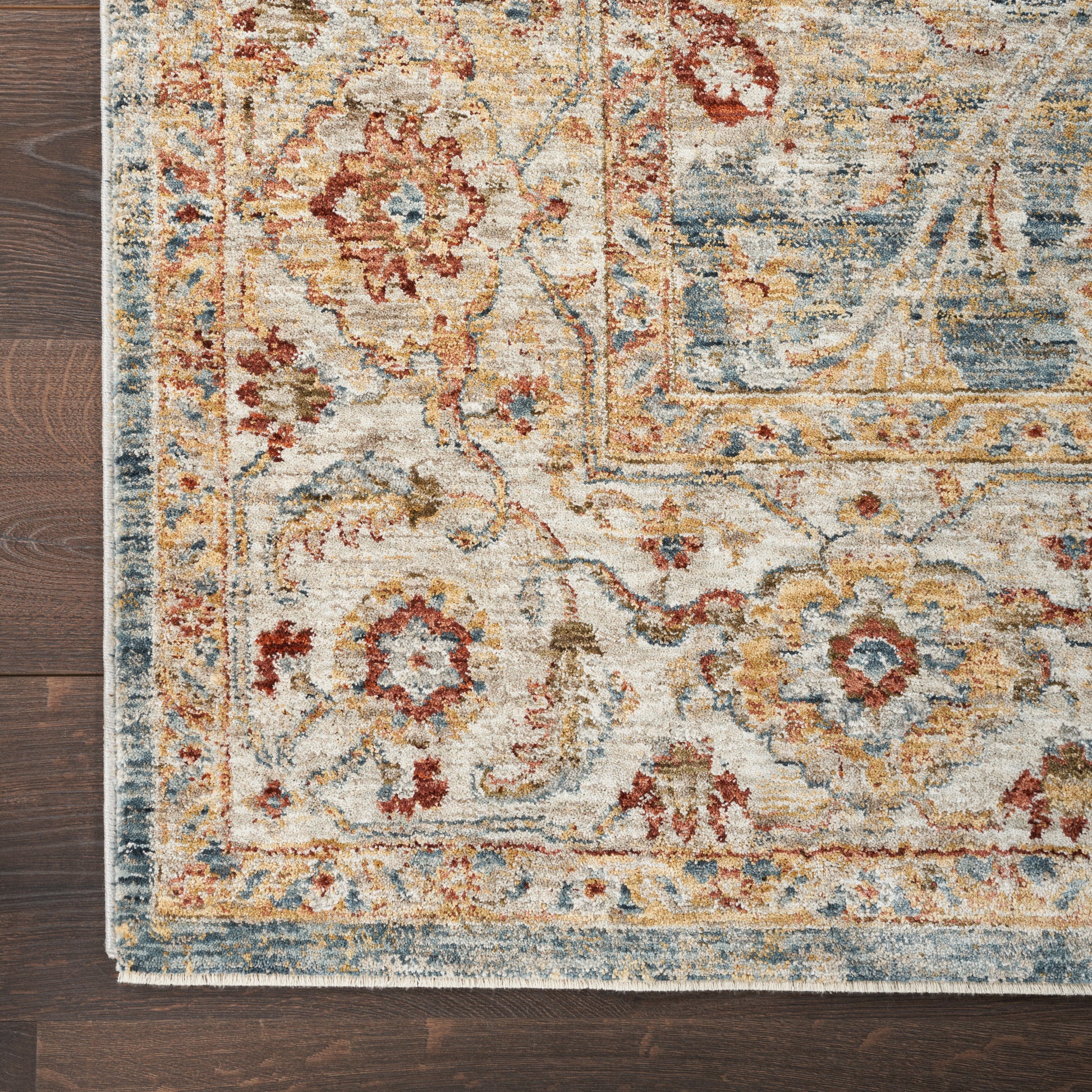 Nourison Home Sahar  Blue  Traditional
