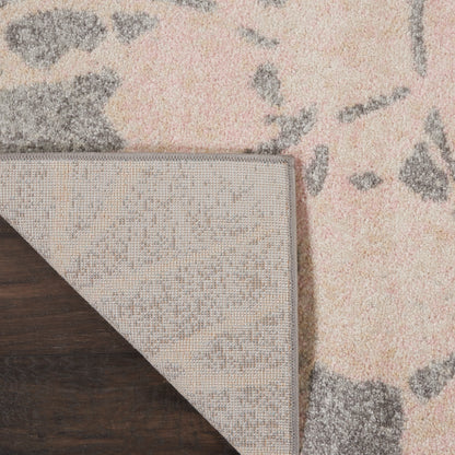 Nourison Home Tranquil  Grey Pink  Contemporary