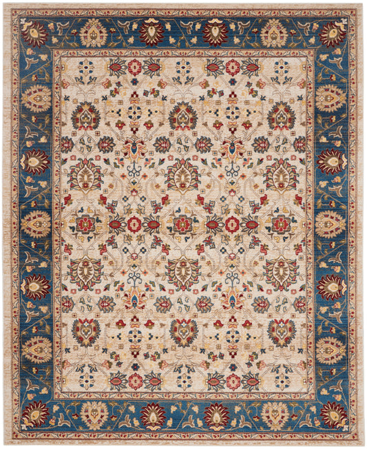 Nourison Home Karisma  Ivory Blue  Traditional