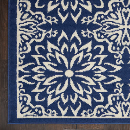 Nourison Home Jubilant  Navy Ivory  Transitional