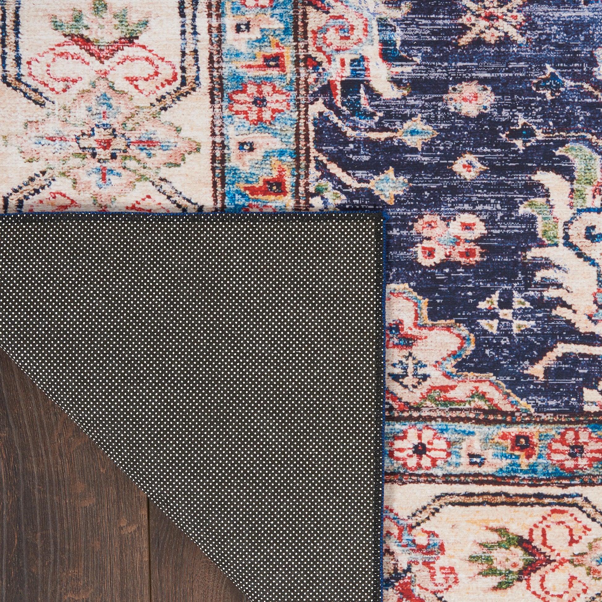 Nourison Home Fulton  Navy  Traditional