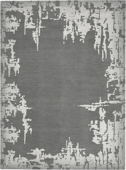 Nourison Home Symmetry  Grey Beige  Contemporary