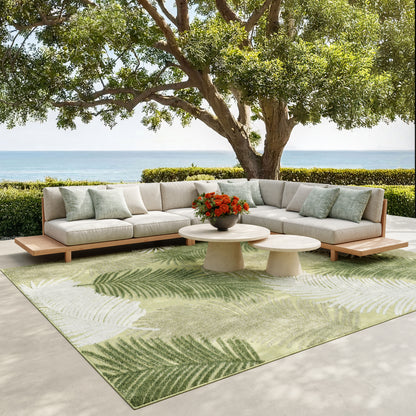 Nourison Home Suncoast  Green  Contemporary