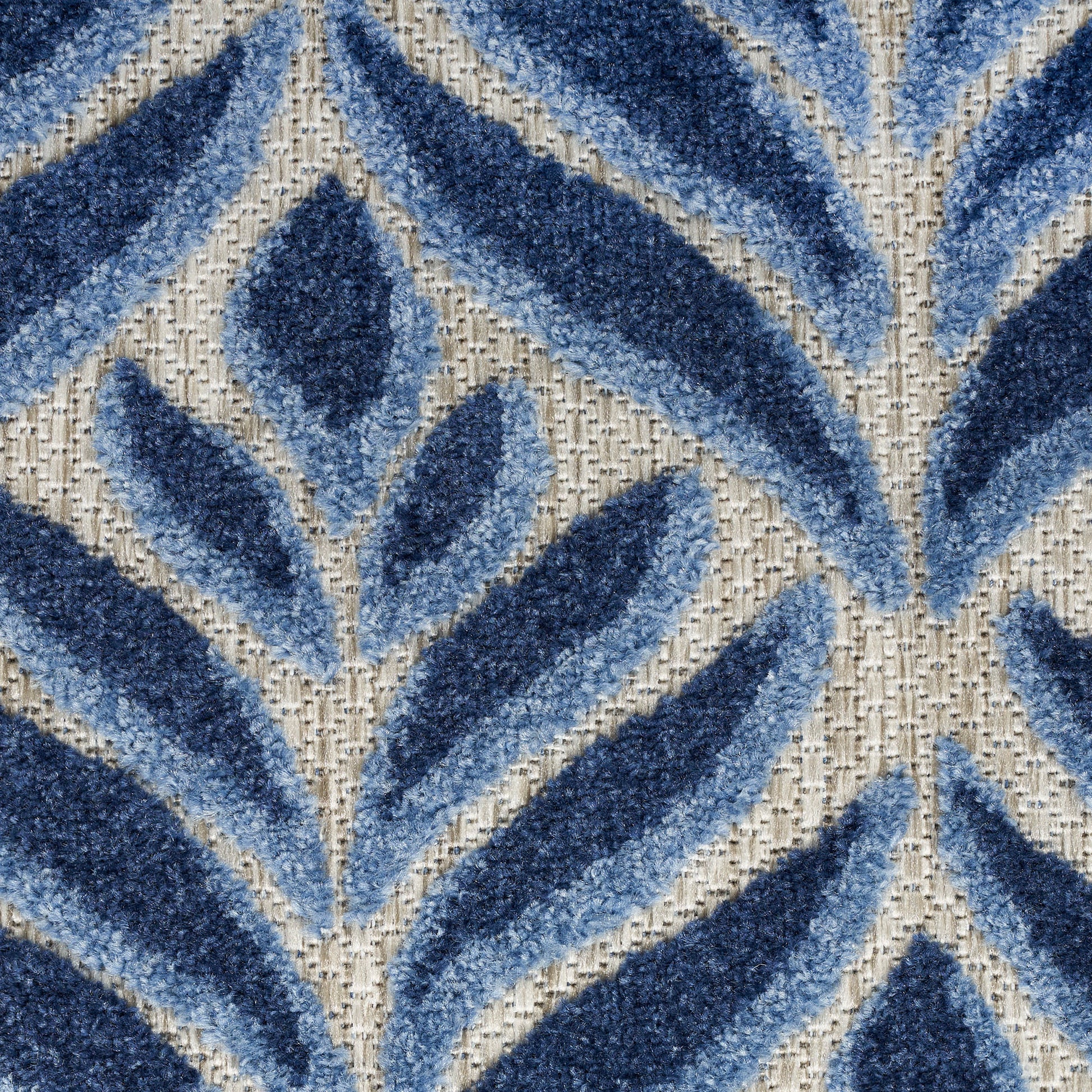 Nourison Home Aloha  Blue  Contemporary