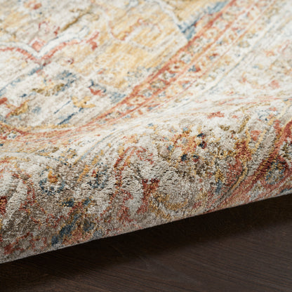 Nourison Home Sahar  Ivory Rust  Traditional