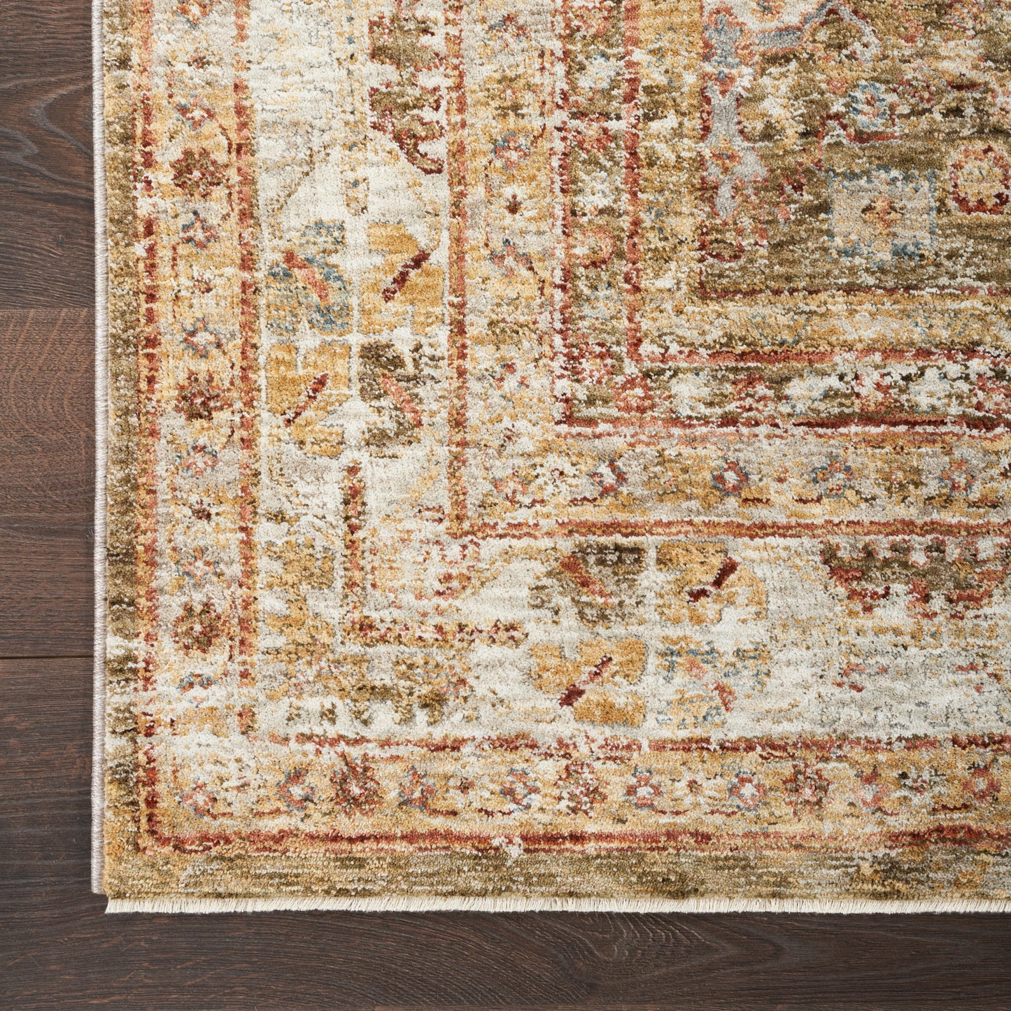 Nourison Home Sahar  Green  Traditional